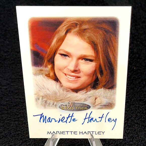 Women of Star Trek Mariette Hartley AUTO Autograph Rare Card Case Hit - Picture 1 of 4